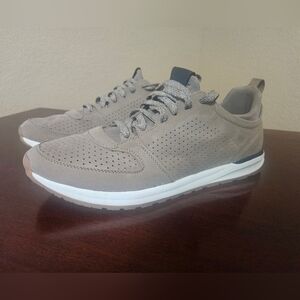 Steve Madden Taupe Perforated Sneakers